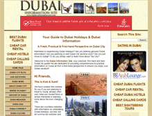 Tablet Screenshot of dubai-information-site.com